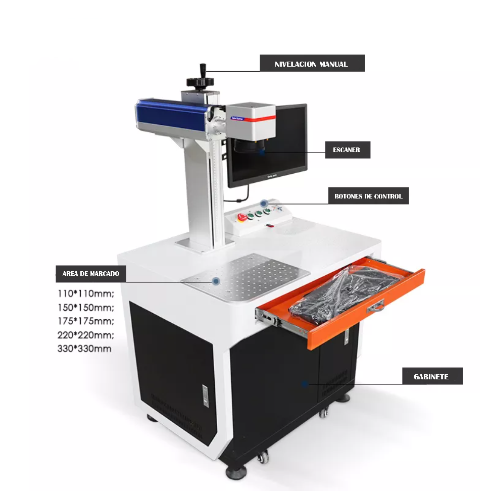 LÁSER FIBRA GRABADO 1515- 50QB - Imagen 2